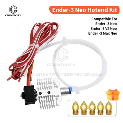 Ender 3 V2 Neo/Ender 3 Neo/Ender 3 Max Neo Hotend Kit 24V 40W J-head Hotend Kit Heat Block Heater Thermistor For Ender 3 Neo