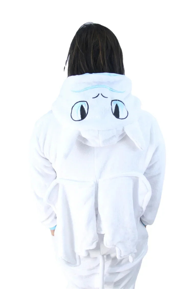 Toothless Dragon Onesie Kigurumi Cosplay Adult Unisex Flannel Pajama Anime Costume Train Your Night Funny Sleepwear Homewear