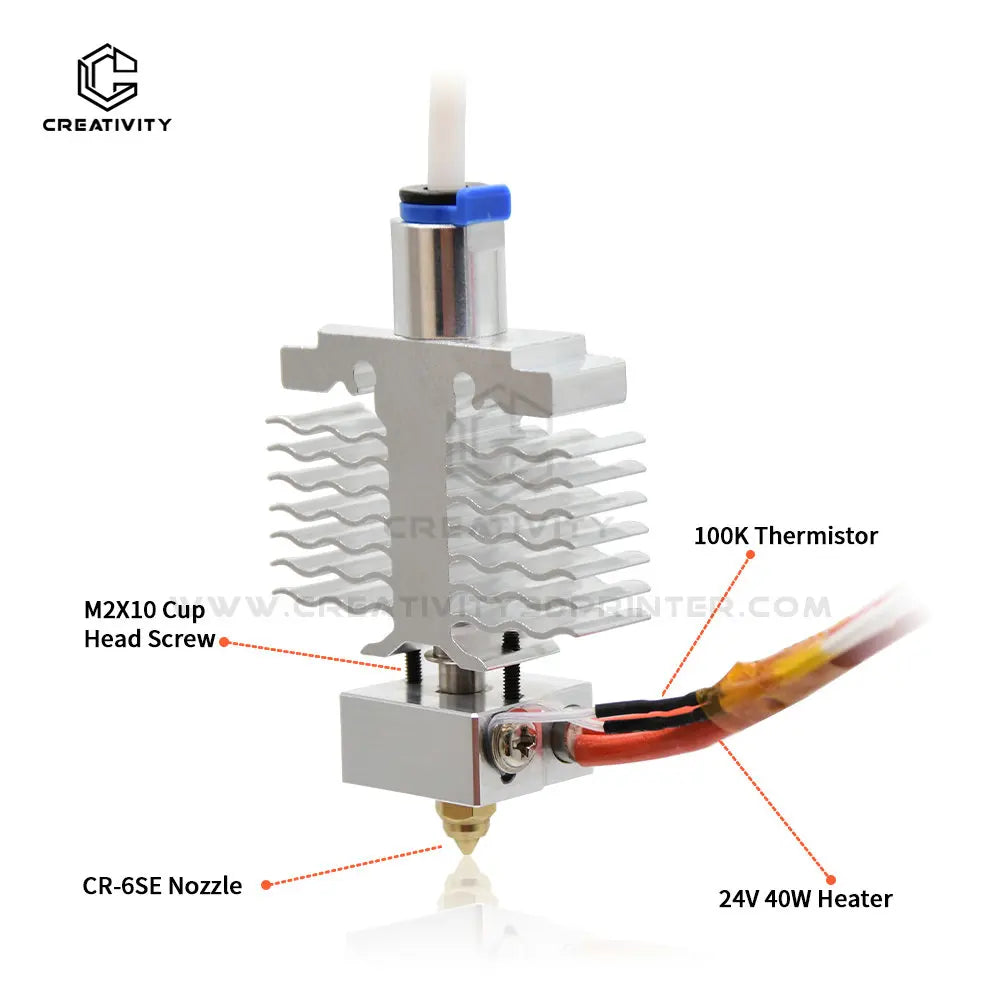 Ender 3 V2 Neo/Ender 3 Neo/Ender 3 Max Neo Hotend Kit 24V 40W J-head Hotend Kit Heat Block Heater Thermistor For Ender 3 Neo
